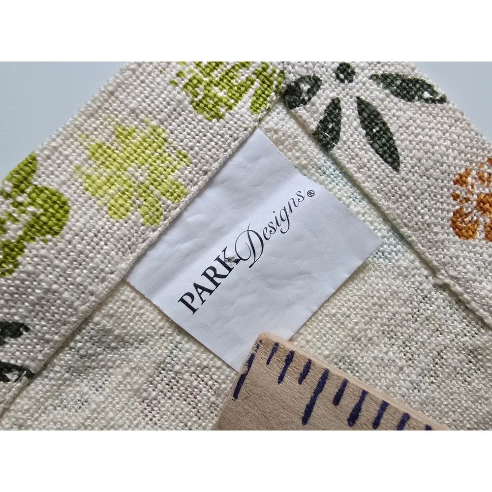Park Designs Floral Dragonfly Cotton Hand Towels Set of 2 Placemats 13x19